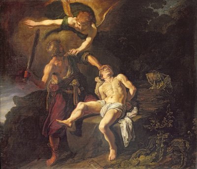 Das Opfer Isaaks, 1616 von Pieter Lastman